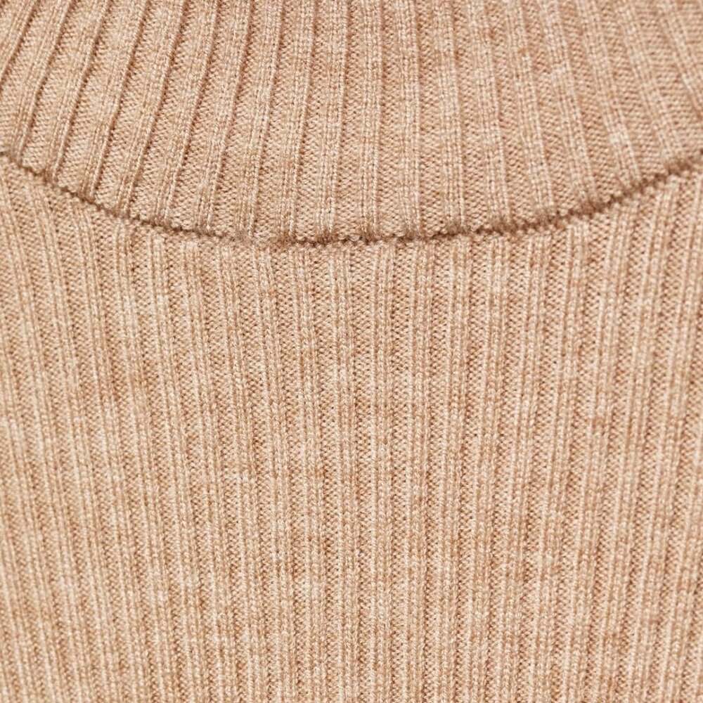 Turtleneck Ribbed Sweater - Picture 4 of 5